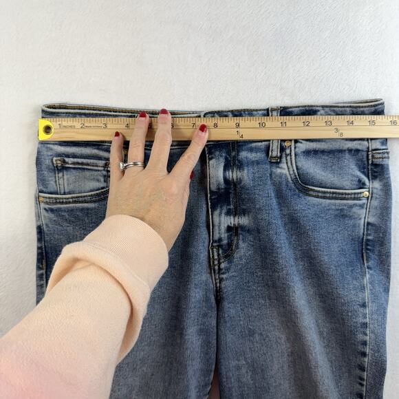 Kut From the Kloth Sz 4 Denim Jeans Kelsey High Rise Ankle Flare Wide Hem - Picture 12 of 16